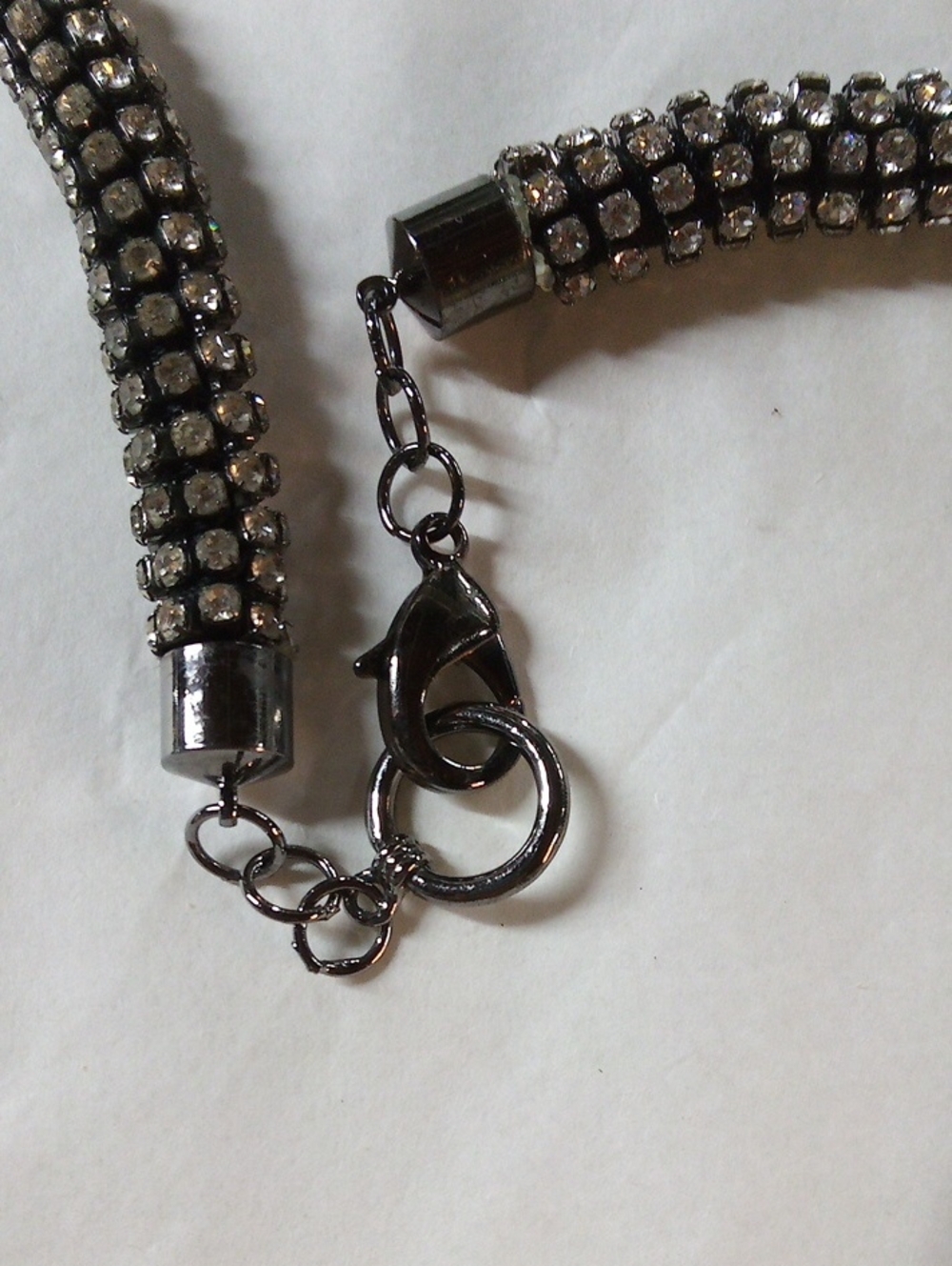 Rhinestone Rope Type Necklace #A526 - Picture 3 of 5